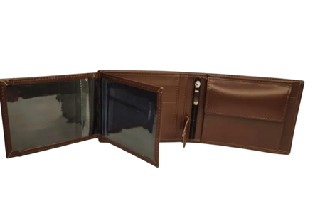 Men’s Leather Trifold Wallet