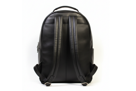 Classic Chocolate Brown Leather Backpack