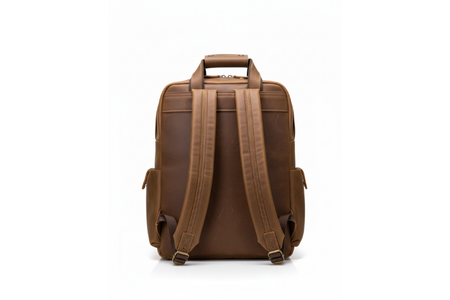 Genuine Leather Vintage Travel Backpack