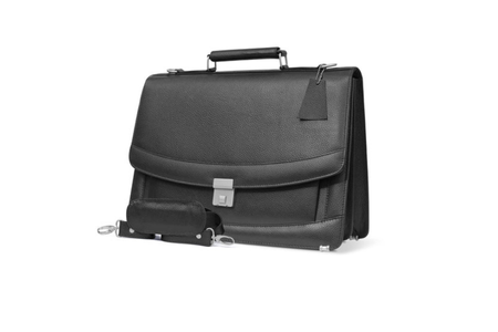 Genuine Leather Document Briefcase