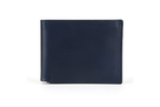 Signature Blue Leather Wallet
