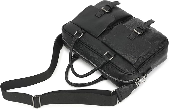 Signature Leather Office Bag