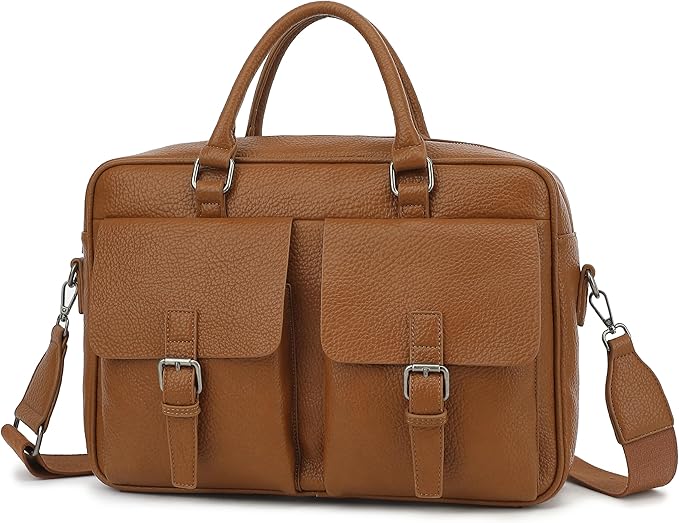 Signature Leather Office Bag