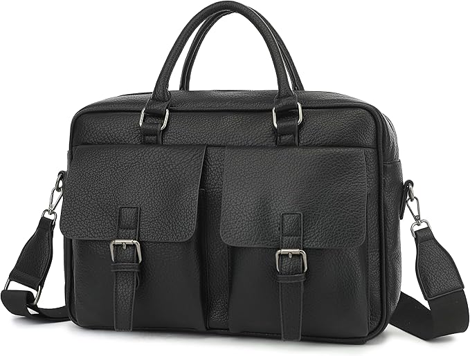 Signature Leather Office Bag