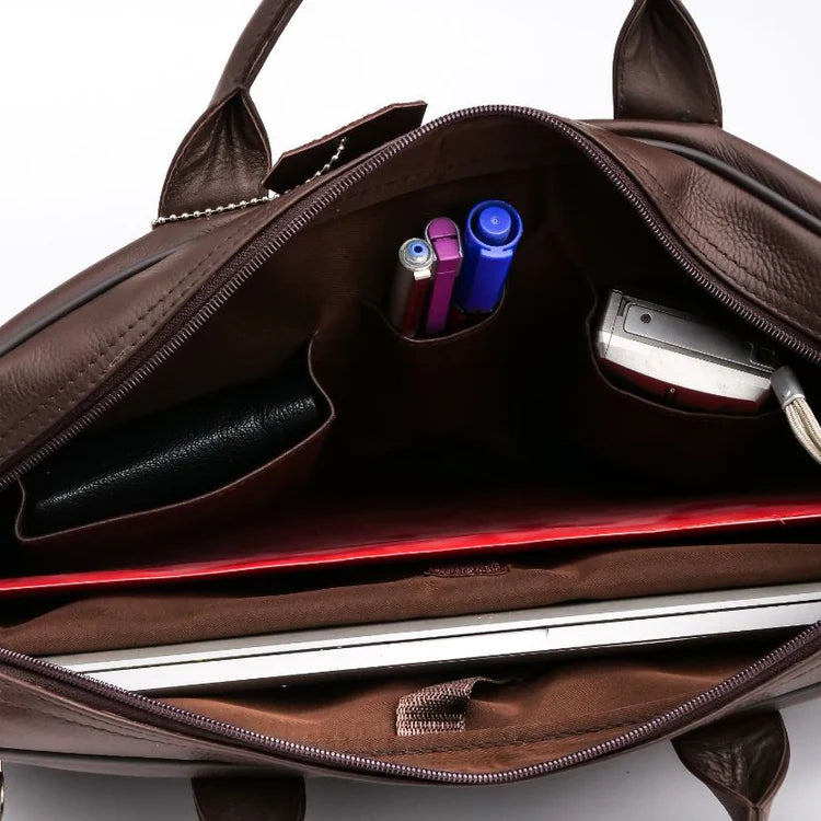 Rustic Leather Office Bag