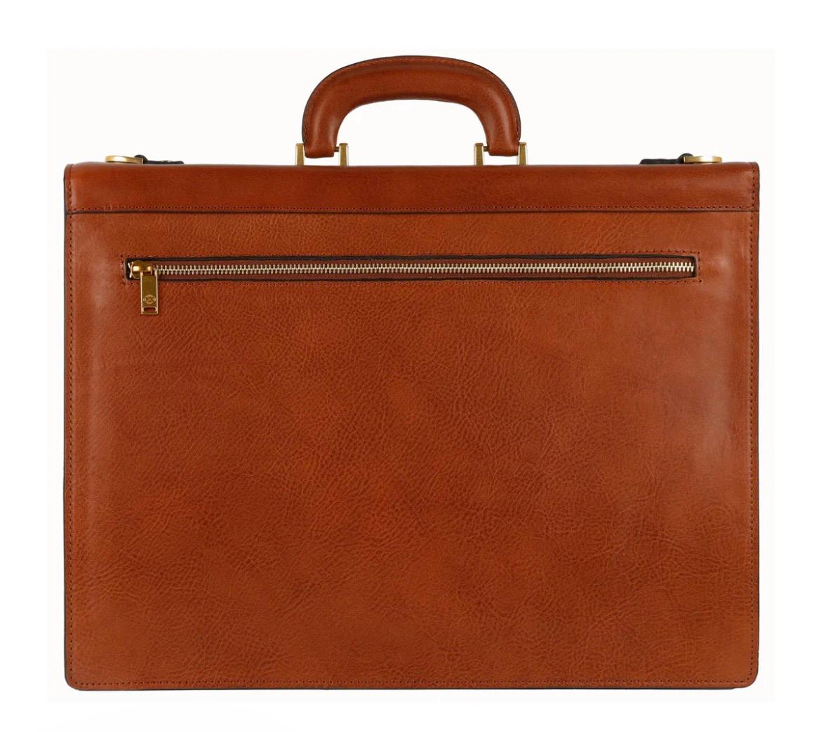 The Sovereign File Bag in Brown