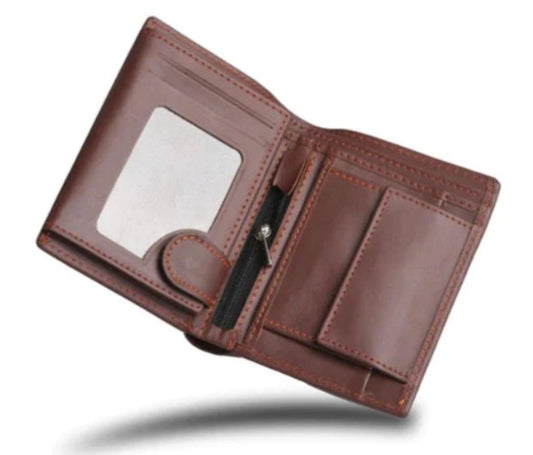 leather Stylish slim long wallet for men